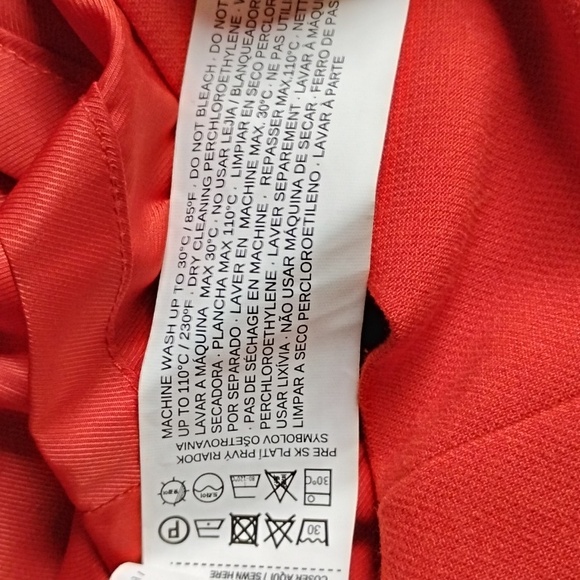 NWT MANGO Vibrant Red Mini Dress - Picture 14 of 16